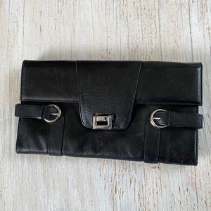 LAST CALL!! Naturalizer Black Leather Clutch Purse